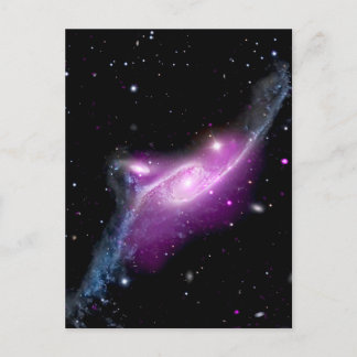 NGC 6872 Blackhole Galaxy Postkarte
