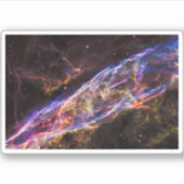 Ngc 6960, Der Raum-Nebel der Hexe. Aufkleber (Vorderseite)