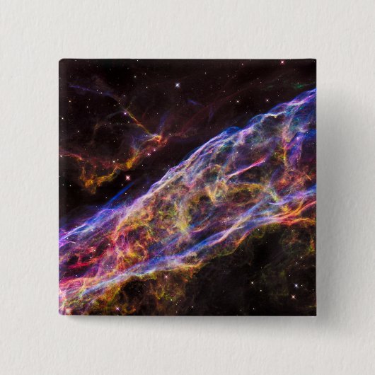 Ngc 6960, Der Raum-Nebel der Hexe. Button (Vorderseite)