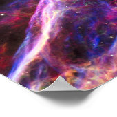 Ngc 6960, Der Raum-Nebel der Hexe. Poster (Ecke)