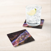 Ngc 6960, Der Raum-Nebel der Hexe. Rechteckiger Pappuntersetzer (Vor Ort)