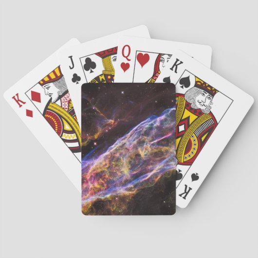 Ngc 6960, Der Raum-Nebel der Hexe. Spielkarten (Rückseite)