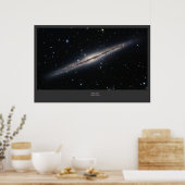 NGC-891 Spiralgalaxie Poster (Küche)