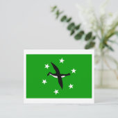 Ngchesar-Flagge Postkarte (Stehend Vorderseite)