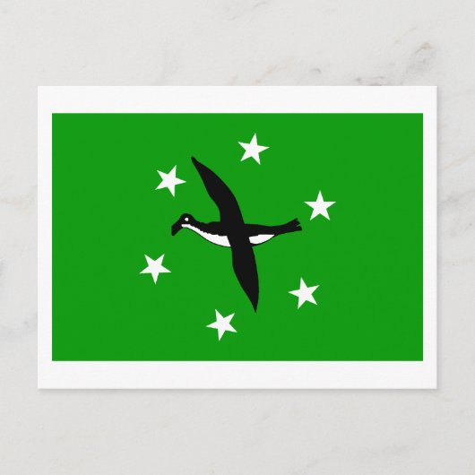 Ngchesar-Flagge Postkarte (Vorderseite)