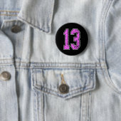 Nge Nk And Nk Number 13 Jersey Player Uniform #13  Button (Beispiel)