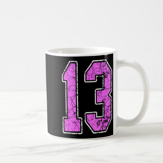 Nge Nk And Nk Number 13 Jersey Player Uniform #13 Kaffeetasse (Rechts)