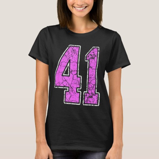 Nge Nk And Nk Number 41 Jersey Player Uniform #41 T-Shirt (Vorderseite)