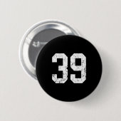 Nge White Number &#; Jersey Uniform Player Fan Button (Vorne & Hinten)