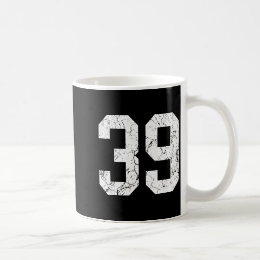 Nge White Number &#; Jersey Uniform Player Fan Kaffeetasse (Rechts)