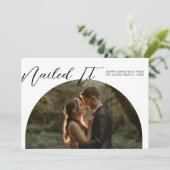 Nged It Romantic CouChristmas Card Feiertagskarte (Stehend Vorderseite)