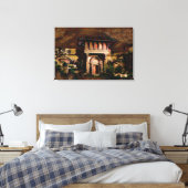 NGHT IN SHANGRI-LA Canvas Print Leinwanddruck (Insitu (Schlafzimmer))