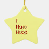 Ngi Ne Themba - ich habe Hoffnung Keramikornament (Hinten)