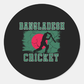 Ngladesh Cricket Supporters Ngladesh Flag Cricket Runder Aufkleber