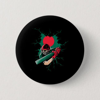 Ngladesh Cricket T Shirt Gift For Ngladeshi Fans Button