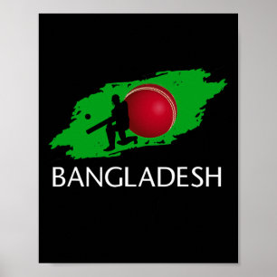 Ngladesh Cricket Trikot Tsman  Poster