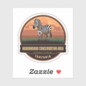 Ngorongoro Conservation Area, Tanzania Aufkleber (Blatt)