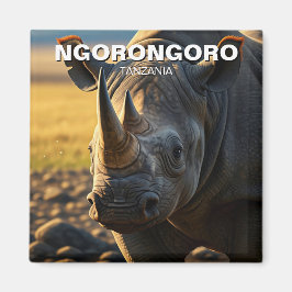Ngorongoro Krater Tansania Postcard Magnet