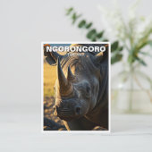 Ngorongoro Krater Tansania Postcard Postkarte (Stehend Vorderseite)