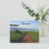 Ngorongoro Krater Tansania Postkarte (Stehend Vorderseite)