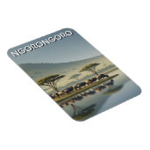 Ngorongoro Tansania Gnus Magnet (Rechte Seite)