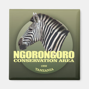 Ngorongoro (Zebra) GEWICHT Magnet