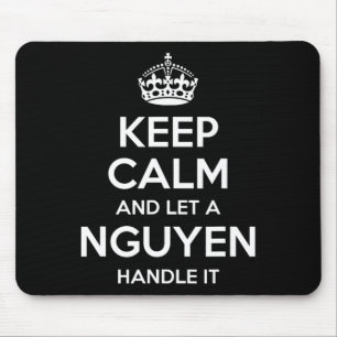 Nguyen Funny Surname Familienbaum Geburtstag Wiede Mousepad