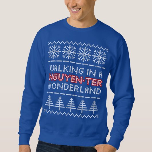 Nguyen-ter Märchenland Strick-Blick Sweatshirt (Vorderseite)