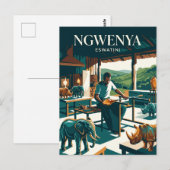Ngwenya Glasfabrik Eswatini Postkarte (Vorne/Hinten)