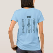 NH48 Liste T - Shirt für Frauen (Rückseite)