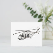 NH90 Hubschrauber Postkarte (Stehend Vorderseite)