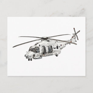 NH90 Hubschrauber Postkarte