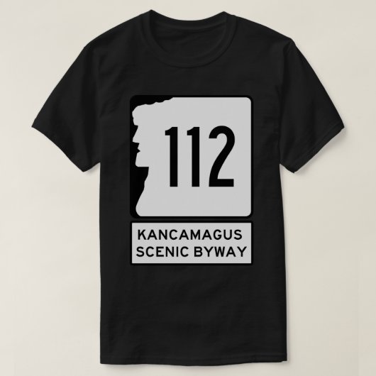 NH 112 Kancamagus Landschaftlich Byway New Hampshi T-Shirt (Design vorne)
