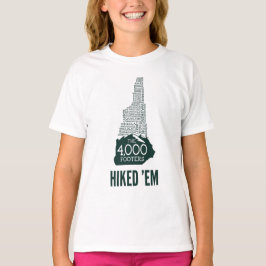 NH 4000 Footers Hiked T - Shirt (grünes Logo)