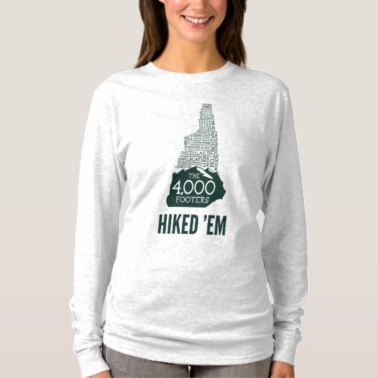 NH 4000 Footers Hiked Women's Long Sleeve T - Shir T-Shirt (Vorderseite)