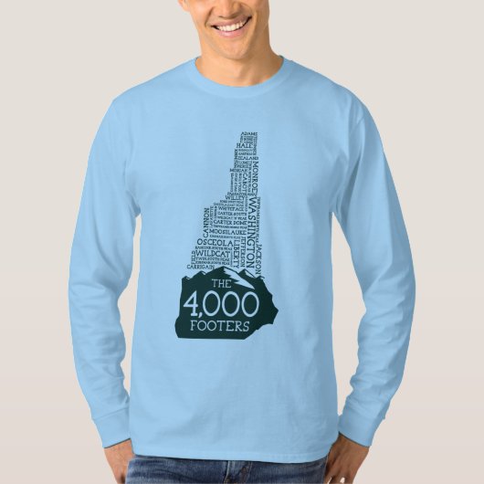 NH 4000 Footers Long Sleeve T - Shirt (grünes Logo (Vorderseite)