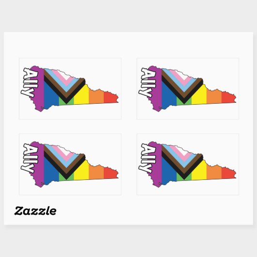 NH Ally Rechteckiger Aufkleber (Blatt)