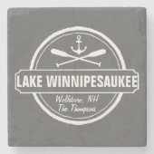 NH Lake Winnipesaukee Sonderstadt, Name, Anker Steinuntersetzer (Vorderseite)