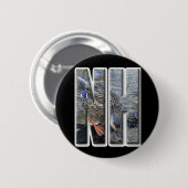 NH NEW HAMPSHIRE BUTTON (Vorne & Hinten)