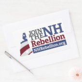 NH Rebellion Rectangle Aufkleber (Umschlag)