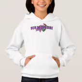 NH State Symbols Purple Finch & Lilacs Argyle Hoodie (Vorderseite)