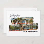 NH White Mountains Postkarte (Vorne/Hinten)