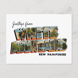 NH White Mountains Postkarte