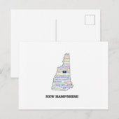 NH WORD STAAT POSTKARTE (Vorne/Hinten)