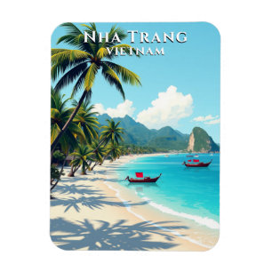 Nha Trang Vietnam Beach Travel Magnet