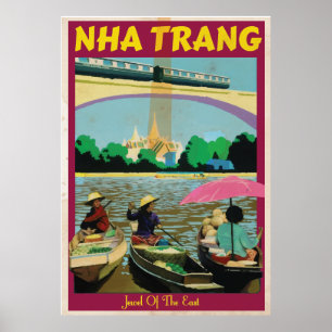 Nha Trang Vintages Reiseplakat Poster