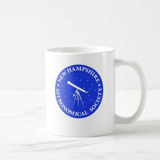 NHAS schlichte weiße Tasse (Rechts)
