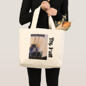 nhra dragster Spitzenbrennstoff Jumbo Stoffbeutel (Vorderseite (Produkt))