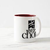 NHS Chor-Tasse Zweifarbige Tasse (VorderseiteRechts)