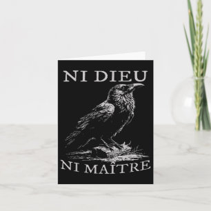 Ni Dieu Ni Maître Anti-autoritärer Nr. King Karte